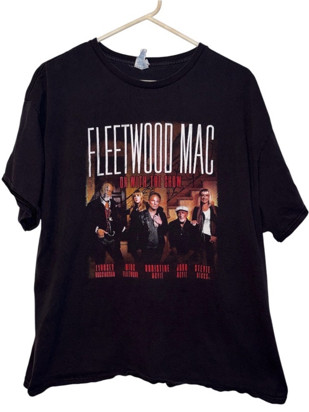 FLEETWOOD MAC 2014-2015 “On With The Show” Tour T-Shirt Size 2XL Stevie Nicks